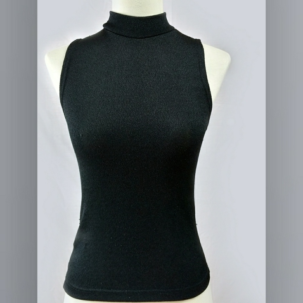 Golbary Black Turtleneck Tank